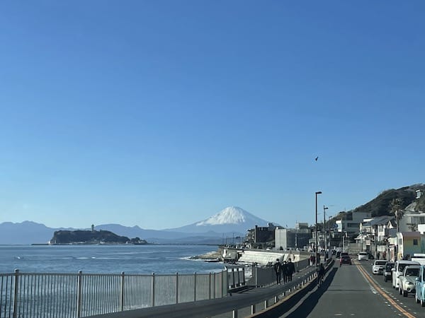 江ノ島からの富士山