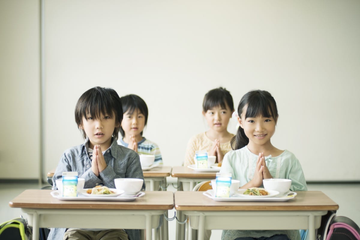 給食の様子